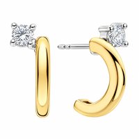 Pendientes Ti Sento Milano Mujer in Plata Zircone 78082ZY